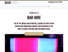 Tablet Screenshot of barhire.co.uk